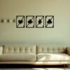 FONDO1 Set Ases de Baraja – 4 piezas, 120 × 40 cm